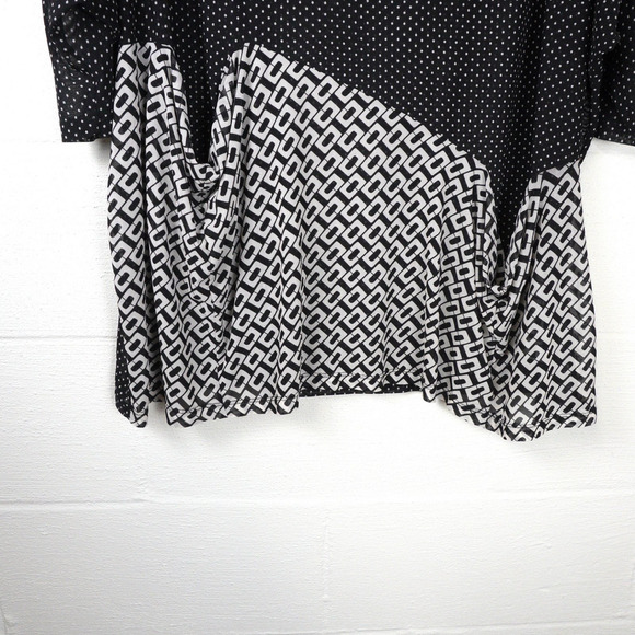 Alembika AB4 Tunic Lagenlook Oversized Pockets‎ Mixed Media Sz S/M EUC Layered - Picture 4 of 9